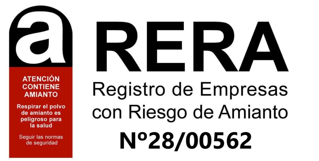RERA registro de empresas con riesgo de amianto